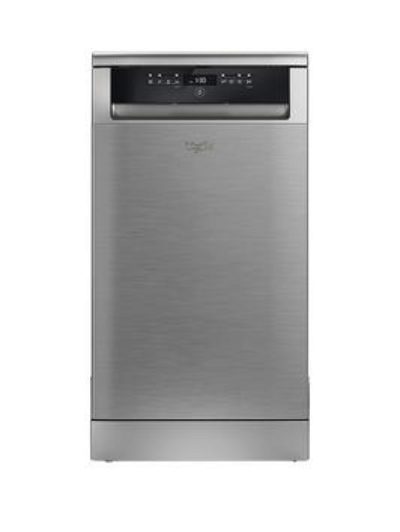 Whirlpool Adp502Ix 10 Place Slimline Dishwasher - Stainless Steel Whirlpool Adp502Ix 10 Place Slimline Dishwasher - Stainless Steel